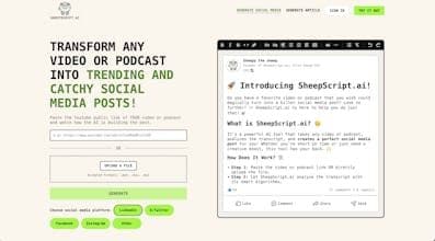 Sheepscript.AI