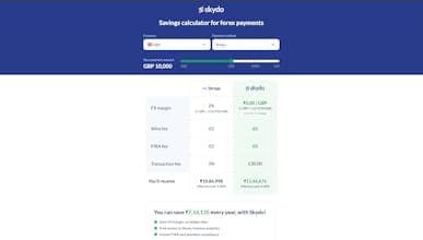 Skydo Savings Calculator