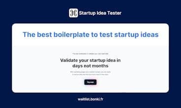 Startup Idea Tester
