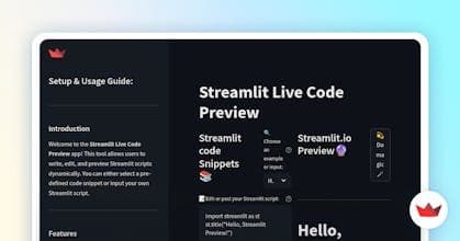 Streamlit Preview