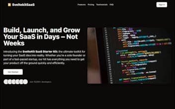 SvelteKit SaaS Starter Kit