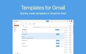 Templates for Gmail