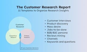 The Customer Research Report