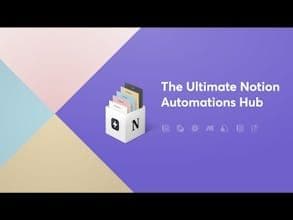 The Notion Automation Hub
