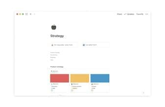 Product OS 2.0, a Notion template