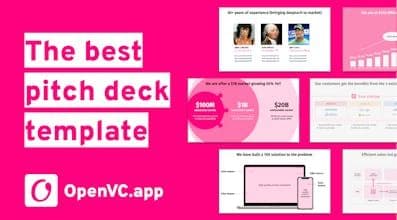The OpenVC Pitch Deck Template for Free