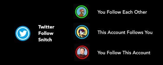 Twitter Follow Snitch