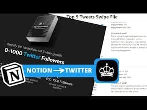 Twitter Growth Notion Dashboard
