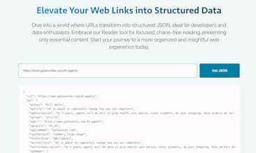 URL to JSON