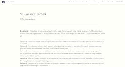 User Input
