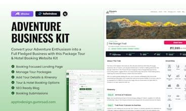 Website & CMS for Adventure Business