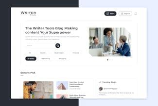 WriterTools : Showcase your SaaS content