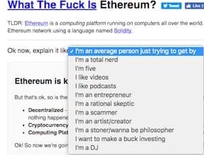 WTF is Ethereum?