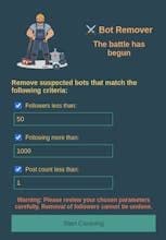X Bot Remover