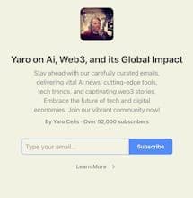 Yaro on Ai and Tech