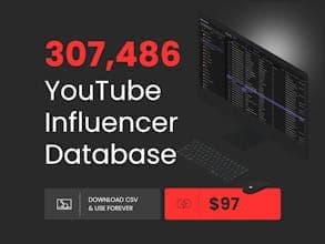 YouTube Influencer Database