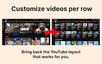 YouTube Row Fixer
