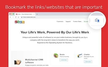 Zoho Mail Bookmarks