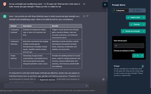 Prompt Storm - Google Plugin