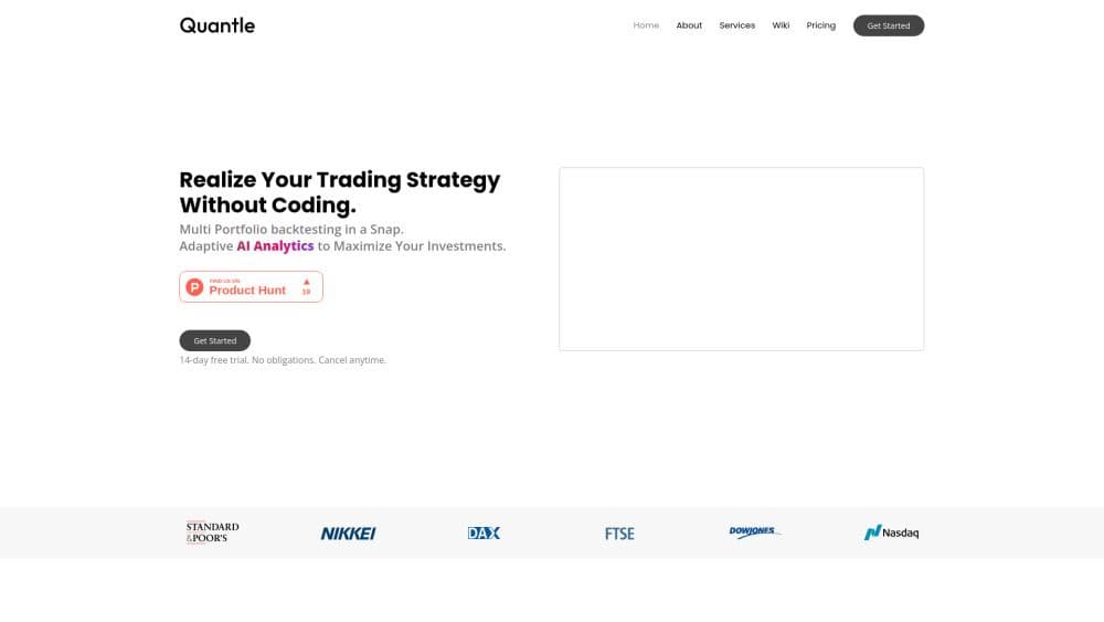 Quantle - Visual Backtesting