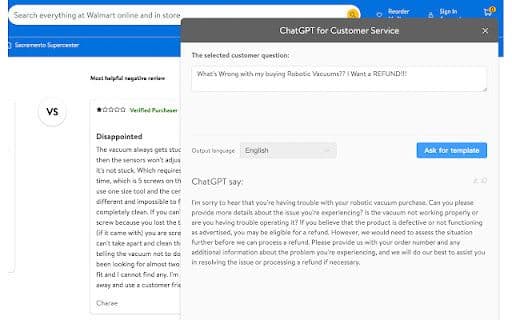 Rakuten Customer Service Helper - Google Plugin