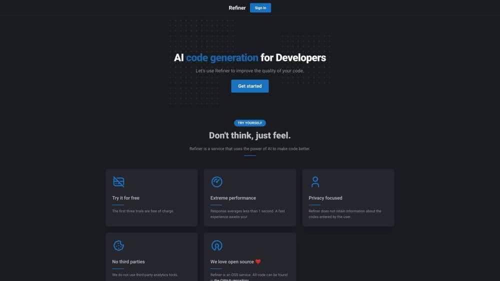 Refiner - AI-Based Code Refactoring Service