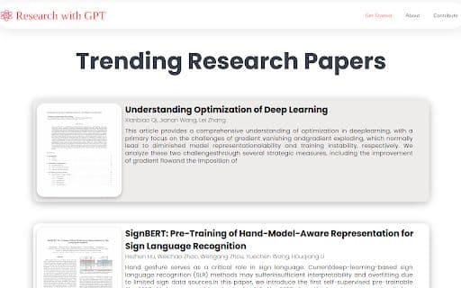 ResearchLink - 谷歌插件