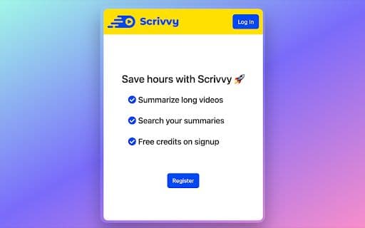 Scrivvy - Google Plugin