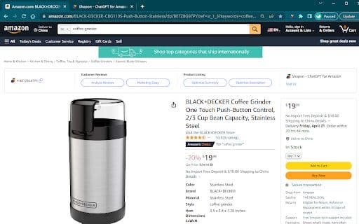Shopon - Google Plugin
