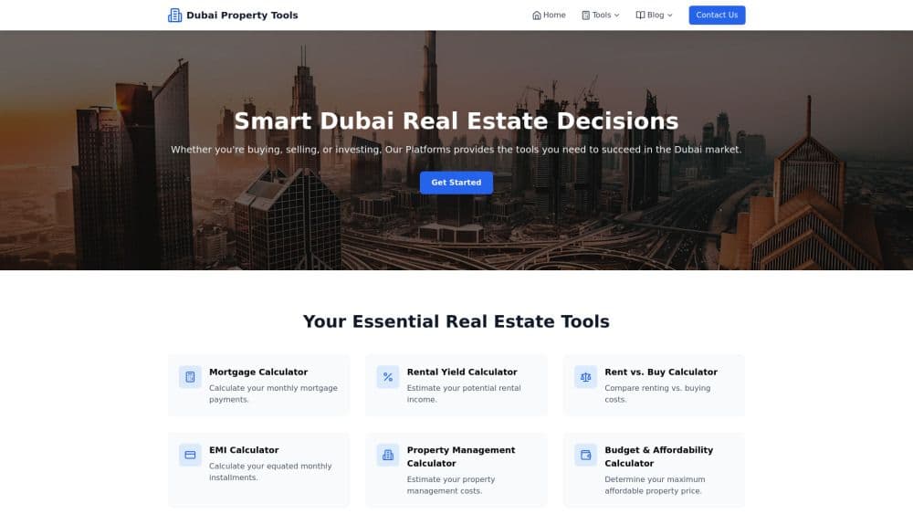 Dubai Property Tools