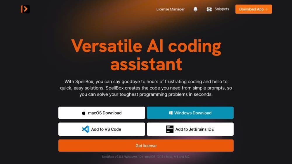 SpellBox - AI Programming Assistant