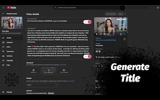 StudioFlow - Google Plugin