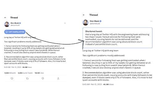 SummarizeTweets - Google Plugin