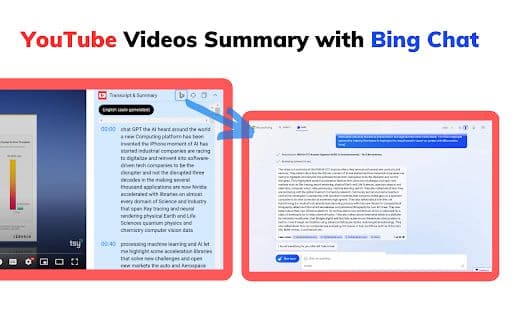 YouTube Summary with Bing Chat - All Browsers - Chrome Extension