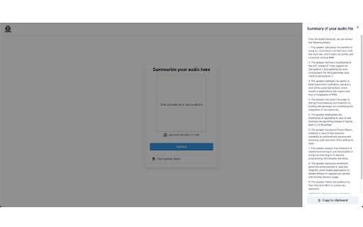 AudioSum - Google Extension