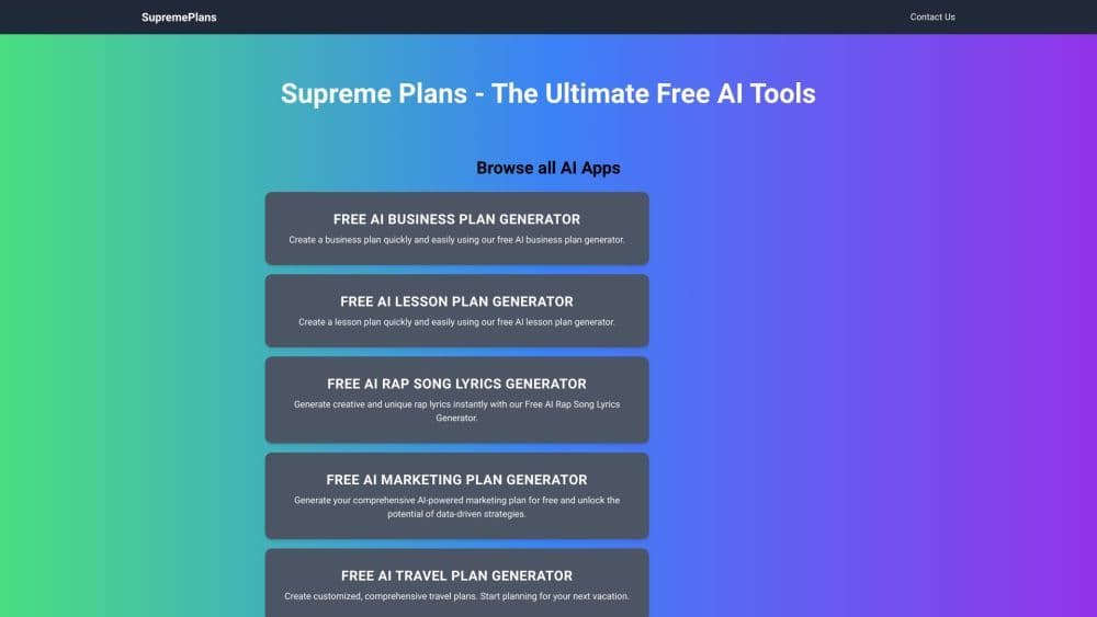 SupremePlans