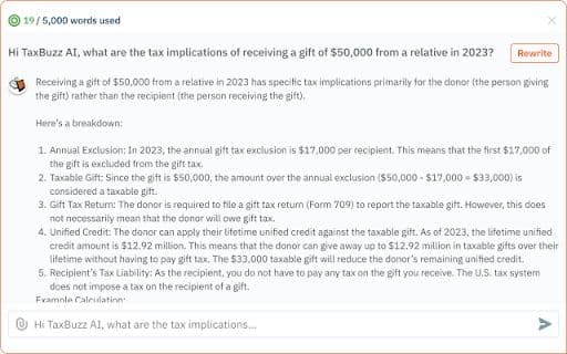 TaxBuzz Ai - 谷歌插件