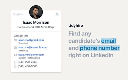 tidyhire - Google Plugin