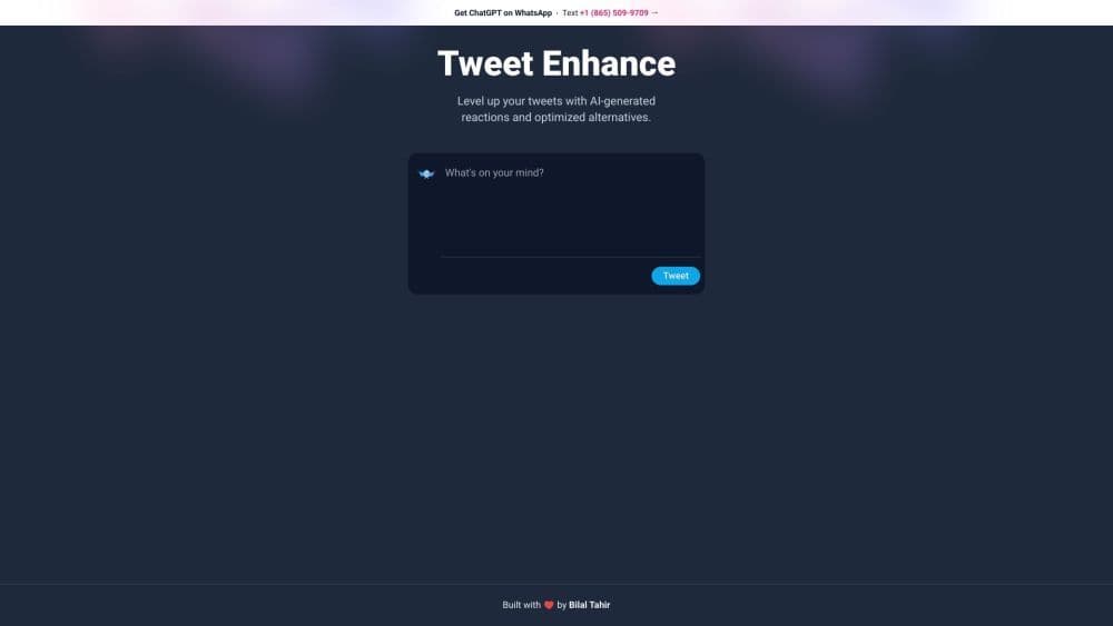 Twitter Enhancement