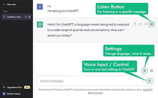 ChatGPT Voice - 谷歌插件