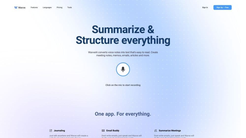 Wavve AI