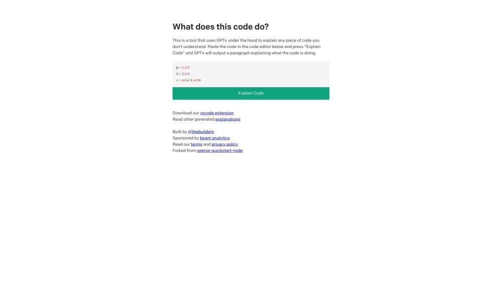 Code Explanation