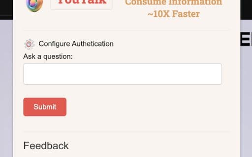 YouTalk - Chrome Extension