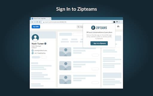 Zipteams - 谷歌插件